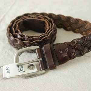 AE Leather Braided Belt